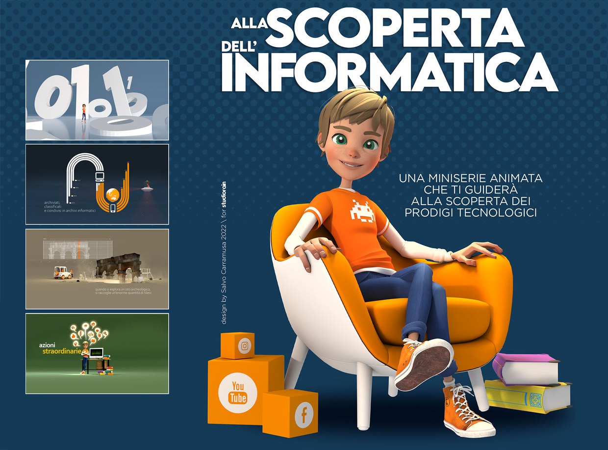 A scuola di informatica, una miniserie animata che ti guiderà alla scoperta dei prodigi tecnologici